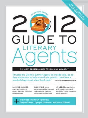 cover image of 2012 Guide to Literary Agents